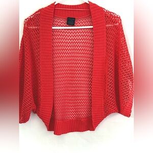 Coral Netted Sweater by Faded Glory